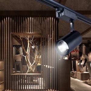 專業可旋轉黑白LED軌道燈-DoubleBear