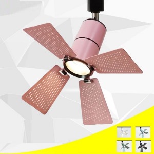 北歐馬卡龍葉扇形軌道燈-DoubleBear