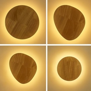 新款全木藝創意暖光壁燈-DoubleBear