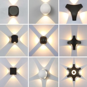 多角光防水球形LED壁燈-DoubleBear