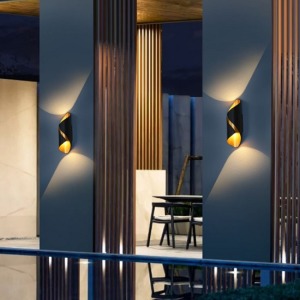 光與影的藝術上下防水LED壁燈-DoubleBear