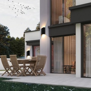 不規則防水上下發光壁燈-DoubleBear