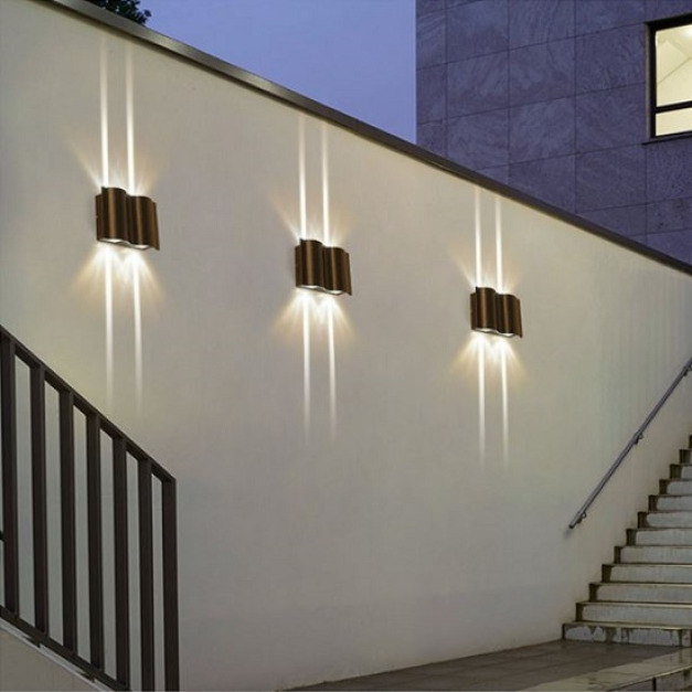 圓筒狀上下光防水多頭壁燈-DoubleBear