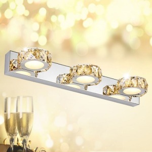 奢華水晶多頭LED鏡前燈-DoubleBear