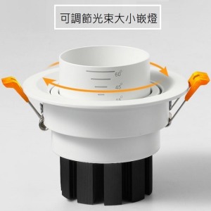 可調整光束大小嵌燈-DoubleBear