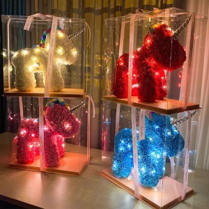 唯一浪漫獨角獸永生花燈-DoubleBear