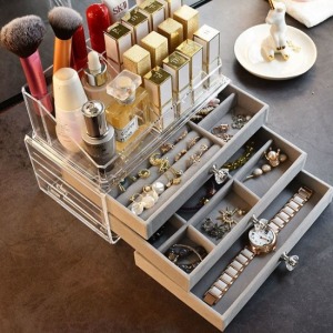 防塵多功能飾品收納盒-DoubleBear