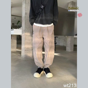 24C213_記憶棉工裝縮口褲