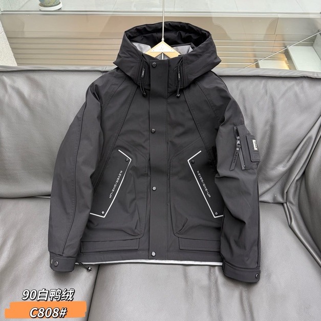 C808_防風防潑水羽絨外套