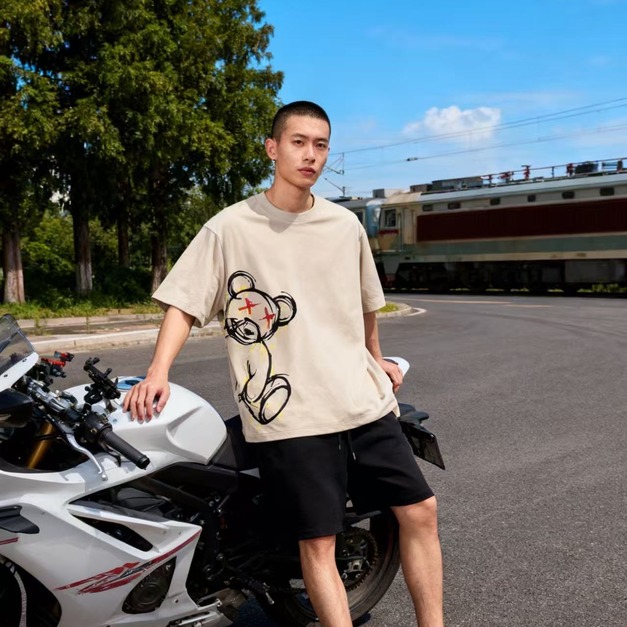 T-108_側邊熊短TEE