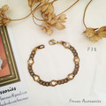 F38 圓鋯黃銅手鍊