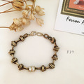 F37 銅結滾輪鋯石手鍊_2