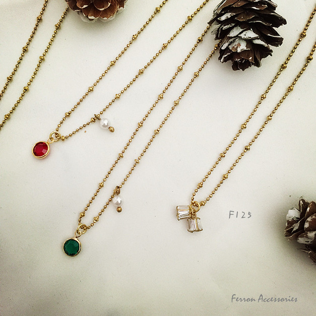 F125   小鈴鐺鎖骨鍊