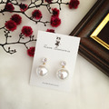 D112 雪球珍珠耳環_2