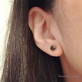 D03 5mm圓鑽耳環 兩件組_5