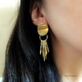 D170 黃銅流蘇耳環_2