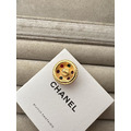 CHANEL 金色琉璃CC LOGO鈕扣 客訂項鍊_4