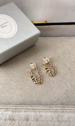 Christian Dior 手鍊改造耳環與戒指