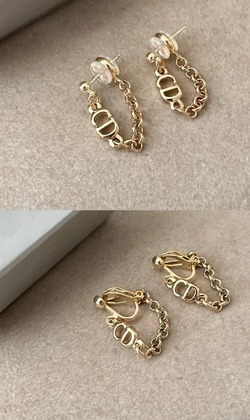 Christian Dior 手鍊改造耳環