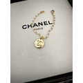 ＣＨＡＮＥＬ金色圓墜ＣＣ　ＬＯＧＯ珍珠手鍊_2