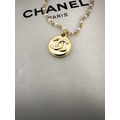 ＣＨＡＮＥＬ金色圓墜ＣＣ　ＬＯＧＯ珍珠手鍊_3