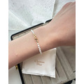Christian Dior 金色CD logo墜 改造珍珠手鍊_3