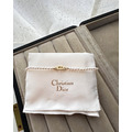Christian Dior 金色CD logo墜 改造珍珠手鍊_1