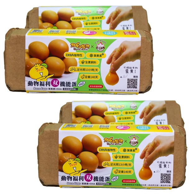 【柑仔家族】葉黃素+DHA 雙機能蛋（含運4盒組) 10入x4盒 紅殼蛋