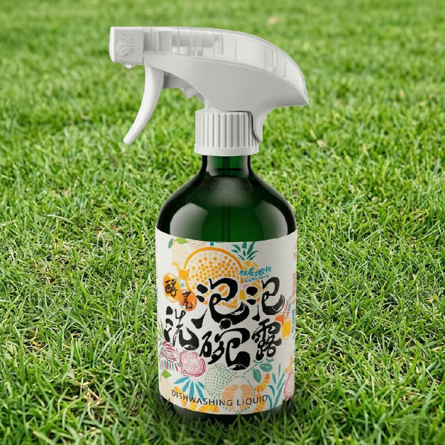 【台灣水果酵素泡泡洗碗露】植萃成分天然安心 | 不咬手 | 噴頭雙功能 | 柑仔家族酵素泡泡洗碗露