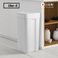 【日本like-it】日製落地型按壓式密封防臭垃圾桶-45L