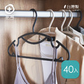 【+O家窩】MIT 佐伊多功能薄型防滑無痕衣架-40入(買就送-清潔組)_1