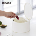 【日本ideaco】圓形桌邊按壓式垃圾桶-2.2L_2