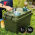 【日本RISU】TRUNK CARGO二代 日製戶外掀蓋式耐壓收納箱(深型)-50L-3色可選_2