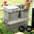 【日本RISU】TRUNK CARGO二代 日製戶外掀蓋式耐壓收納箱(深型)-30L-3色可選_2