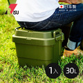 【日本RISU】TRUNK CARGO二代 日製戶外掀蓋式耐壓收納箱(深型)-30L-3色可選_1
