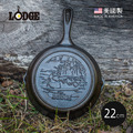 【美國LODGE】野生動物系列 美國製鑄鐵露營煎鍋(野鴨)-22cm_1
