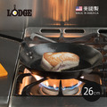 【美國LODGE】美國製高碳鋼長柄平底煎鍋-26cm