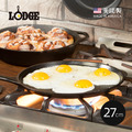 【美國LODGE】美國製圓形鑄鐵平底淺型煎餅鍋-27cm_1