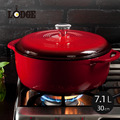 【美國LODGE】圓形琺瑯鑄鐵湯鍋(30cm)-7.1L-多色可選_2