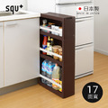 【日本squ+】Storanti日製17面寬開放式隙縫收納櫃附輪(1M+1L+1LL)_1