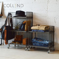 【日本COLLEND】WIRE 鋼製雙層置物架(附輪)-DIY_4