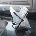 【日本COLLEND】桌上型鋼製垃圾袋架/抹布掛架-2色可選_5