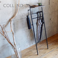 【日本COLLEND】IRON 實木鋼製靠牆收納傘架_3