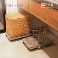 【日本COLLEND】日製置物用滑輪托盤架-多色可選_3