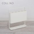 【日本COLLEND】鋼製5格長形傘架(附珪藻土墊)-2色可選_5