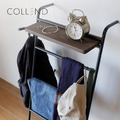 【日本COLLEND】IRON 實木鋼製靠牆置物架_2
