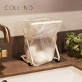 【日本COLLEND】桌上型鋼製垃圾袋架/抹布掛架-2色可選_6