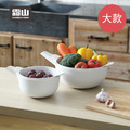 【日本霜山】雙層竹纖維多功能料理/洗菜籃(大)_2