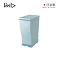 【日本岩谷Iwatani】純色曲線長型可分類腳踏垃圾桶(附輪)-33L_3