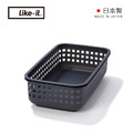 【日本like-it】日製可堆疊加高洗衣隙縫籃-S_1